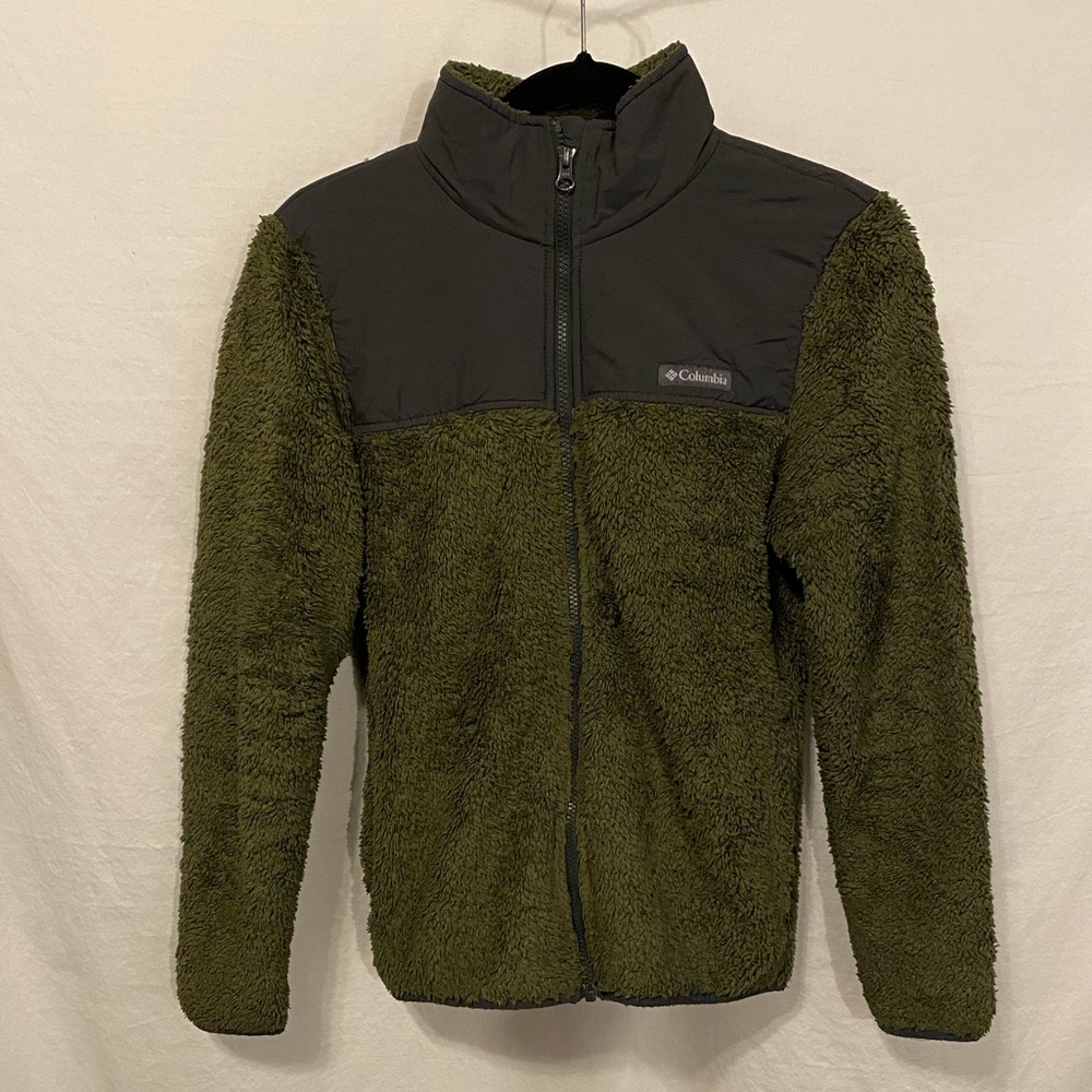 Columbia full-zip fuzzy jacket